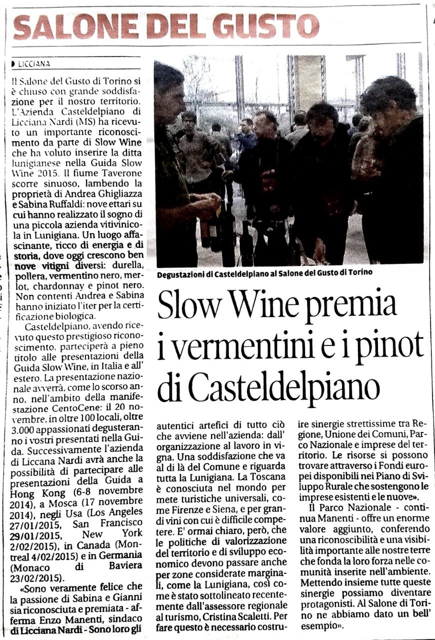 il Tirreno 01-11-2014